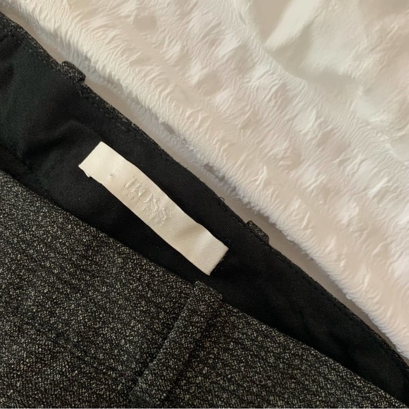 Hugo Boss Gray Tweed Cropped Pants - Picture 4 of 16